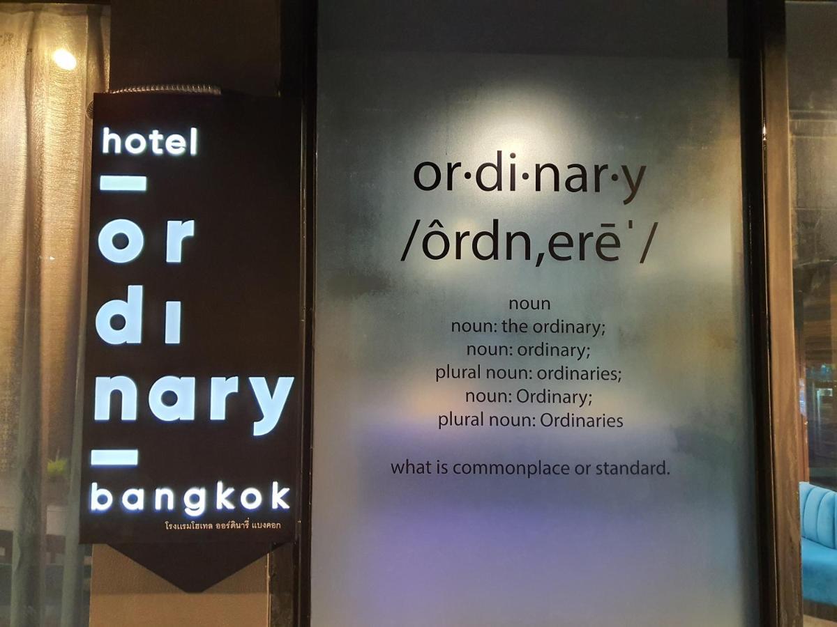 Hotel Ordinary Bangkok Esterno foto